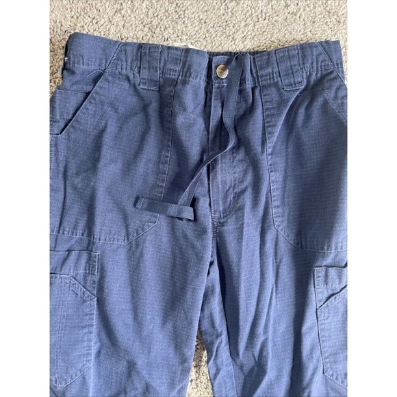 CARHARTT Womens Navy Cargo Scrub Pants Size small nurse hospital healthcare - Picture 2 of 8